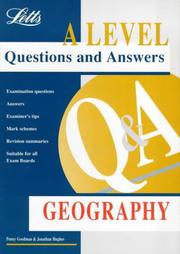 Cover of: A-level Questions and Answers Geography ('A' Level Questions & Answers)