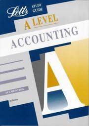 Cover of: A-level Study Guide Accounting (Letts Educational A-level Study Guides)