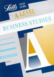 Cover of: A-level Study Guide Business Studies (Letts Educational A-level Study Guides)