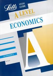 Cover of: A-level Study Guide Economics (Letts Educational A-level Study Guides)