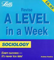 Cover of: Sociology (Revise A-level in a Week)