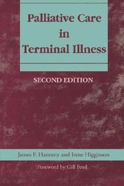 Cover of: Palliative Care in Terminal Illness, second edition