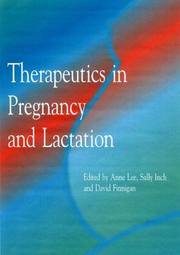 Cover of: Therapeutics in Pregnancy And Lactation