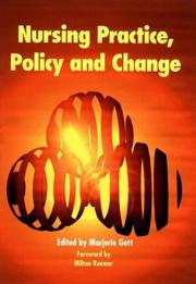 Cover of: Nursing Practice, Policy and Change