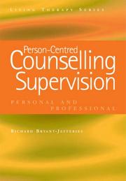 Cover of: Person-centred Counselling Supervision by Bryant-jefferies, Richard Bryant-Jefferies