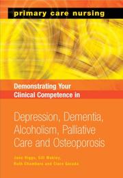 Demonstrating your clinical competence in depression, dementia, alcoholism, palliative care, and osteoporosis cover