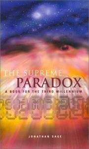 Cover of: The Supreme Paradox: A Book for the Third Millennium