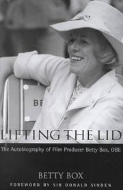Cover of: Lifting the Lid by Betty Box