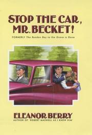 Cover of: Stop the Car, Mr Becket!