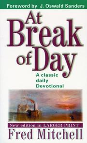Cover of: At Break of Day