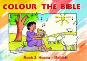 Cover of: Color The Bible Bk 3 Hosea-malachi