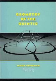 Cover of: Geometry of the quintic