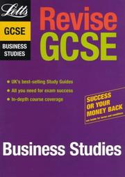 Cover of: Revise GCSE Business Studies (Revise GCSE)