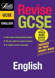 Cover of: Revise GCSE English (Revise GCSE)