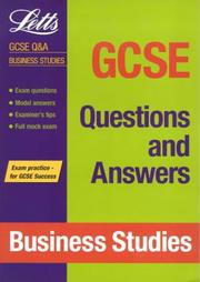 Cover of: GCSE Questions and Answers Business Studies (GCSE Questions & Answers) by David Floyd