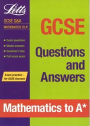 Cover of: GCSE Questions and Answers Mathematics to 'A' Star (GCSE Questions & Answers)