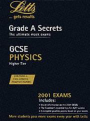 Cover of: Physics (GCSE Higher Tier) (GCSE Grade A Secrets 2001)
