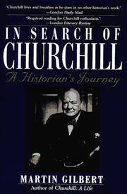 In search of Churchill by Martin Gilbert