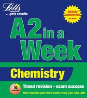 Cover of: Chemistry (Revise A2 in a Week)