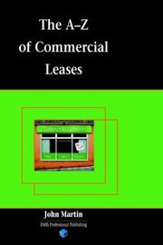 Cover of: The A-z Of Commercial Leases