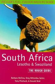 South Africa by Barbara McCrea, Tony Pinchuck, Donald Reid