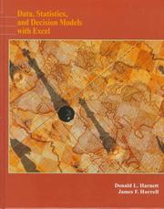 Cover of: Data, statistics, and decision models with Excel by Donald L. Harnett