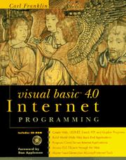 Cover of: Visual Basic 4.0 Internet programming