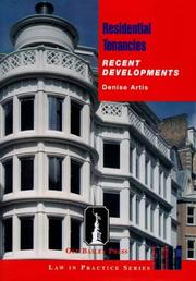 Cover of: Residential Tenancies Law in Practice: Recent Developments (Law in Practice)