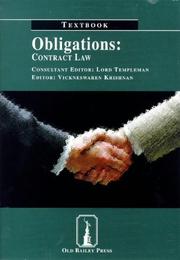 Obligations: Contract Law by Vickneswaren Krishnan LLM MA ACI Arb AIPFM