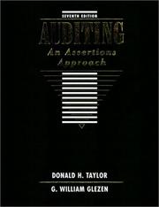 Cover of: Auditing: An Assertions Approach