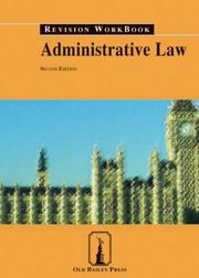 Cover of: Administrative Law Revision Workbook