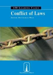 Cover of: Conflict of Laws (150 Leading Cases)