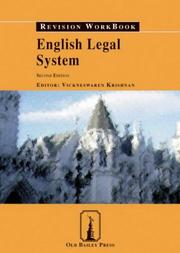 Cover of: English Legal System Revision Workbook by Vickneswaren Krishnan