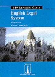 Cover of: English Legal System (150 Leading Cases)