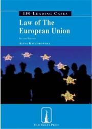 Cover of: Law of the European Union (150 Leading Cases)