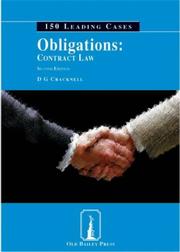 Cover of: Obligations (150 Leading Cases) by D.G. Cracknell
