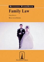 Cover of: Family Law Revision Workbook