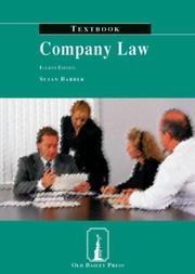 Cover of: Company Law Textbook