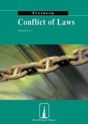 Cover of: Conflict of Laws Textbook