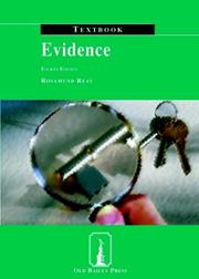 Cover of: Evidence Textbook
