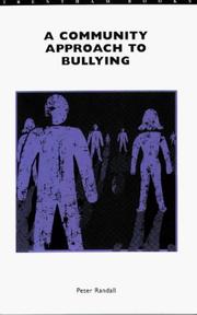 Cover of: A Community Approach to Bullying