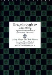 Cover of: Breakthrough to Learning (University of Central England: Issues in Education S.)