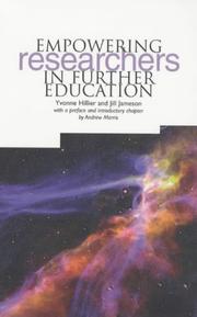 Cover of: Empowering Researchers in Further Education by Yvonne Hillier, Jill Jameson