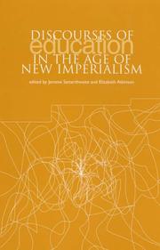 Cover of: Discourses of Education in the Age of New Imperialism (Discourse, Power and Resistance Series)