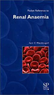 Cover of: Pocket Reference to Renal Anaemia