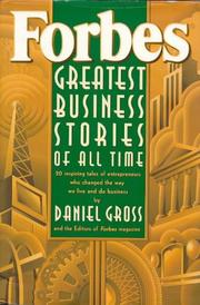 Cover of: Forbes greatest business stories of all time by Daniel Gross