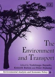 Cover of: The Environment and Transport (Environmental Analysis and Economic Policy Series)