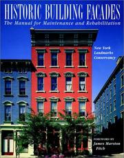 Cover of: Historic Building Façades: The Manual for Maintenance and Rehabilitation (Preservation Press)