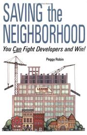 Saving the Neighborhood by Peggy Robin