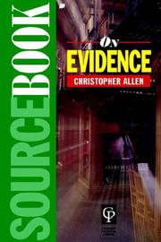 Cover of: Evidence (Sourcebook)